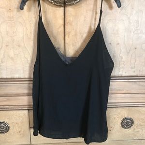 NWT Free People Deep V Lace-Bandeau Cami